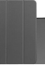 NoXx Hoesje Geschikt voor iPad Air 2020 Hoesje Case Hard Cover Hoes Book Case Met Uitsparing Geschikt voor Apple Pencil - Grijs