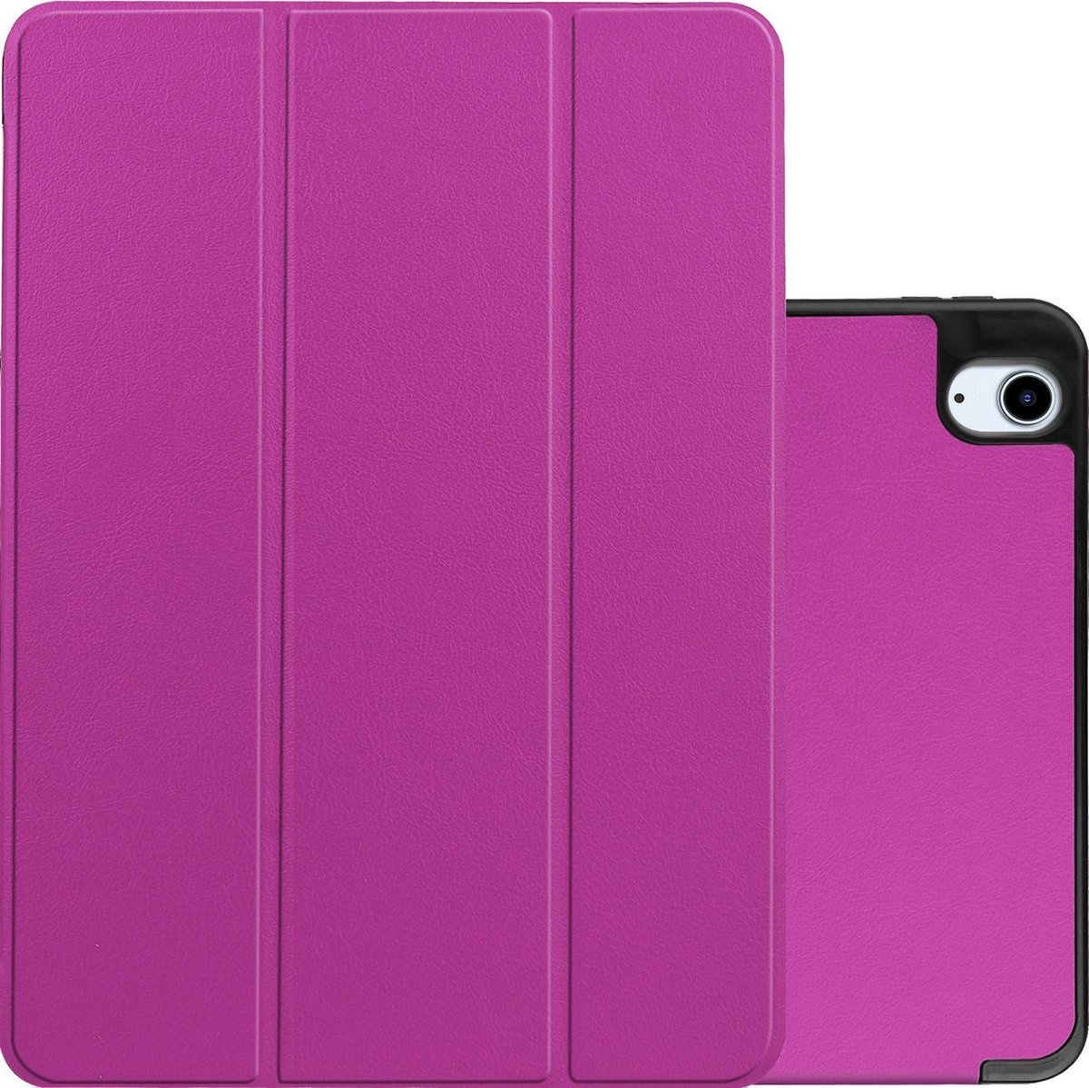 NoXx Hoesje Geschikt voor iPad Air 2020 Hoesje Case Hard Cover Hoes Book Case Met Uitsparing Geschikt voor Apple Pencil - Paars