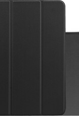 NoXx Hoesje Geschikt voor iPad Air 2020 Hoesje Case Hard Cover Hoes Book Case Met Uitsparing Geschikt voor Apple Pencil - Zwart