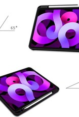 Nomfy Hoes Geschikt voor iPad Air 2020 Hoes Tri-fold Tablet Hoesje Case Met Uitsparing Geschikt voor Apple Pencil - Hoesje Geschikt voor iPad Air 4 2020 Hoesje Hardcover Bookcase - Galaxy