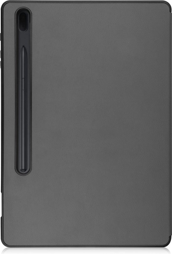 NoXx Hoesje Geschikt voor Samsung Galaxy Tab S7 FE Hoesje Case Hard Cover Hoes Book Case Met Uitsparing Geschikt voor S Pen - Grijs