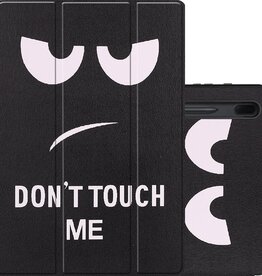 NoXx NoXx Samsung Galaxy Tab S7 FE Hoesje Met Uitsparing S Pen - Don't Touch