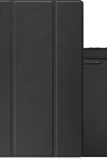 NoXx Hoesje Geschikt voor Samsung Galaxy Tab S7 FE Hoesje Case Hard Cover Hoes Book Case Met Uitsparing Geschikt voor S Pen - Zwart