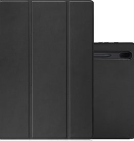 NoXx NoXx Samsung Galaxy Tab S7 FE Hoesje Met Uitsparing S Pen - Zwart