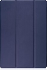Nomfy Hoes Geschikt voor Samsung Galaxy Tab S7 FE Hoes Tri-fold Tablet Hoesje Case Met Uitsparing Geschikt voor S Pen - Hoesje Geschikt voor Samsung Tab S7 FE Hoesje Hardcover Bookcase - Donkerblauw