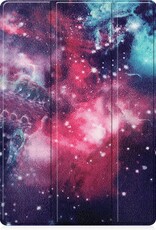 Nomfy Hoes Geschikt voor Samsung Galaxy Tab S7 FE Hoes Tri-fold Tablet Hoesje Case Met Uitsparing Geschikt voor S Pen - Hoesje Geschikt voor Samsung Tab S7 FE Hoesje Hardcover Bookcase - Galaxy