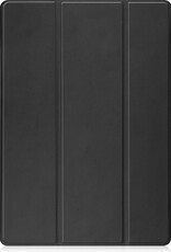Nomfy Hoes Geschikt voor Samsung Galaxy Tab S7 FE Hoes Tri-fold Tablet Hoesje Case Met Uitsparing Geschikt voor S Pen - Hoesje Geschikt voor Samsung Tab S7 FE Hoesje Hardcover Bookcase - Zwart