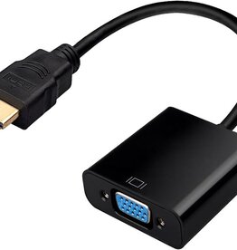 BTH HDMI Male naar VGA female Adapter Converter - Zwart