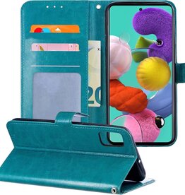 BTH Samsung Galaxy A51 Hoesje Bookcase - Turquoise