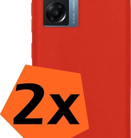 Nomfy Nomfy OPPO A77 Hoesje Siliconen - Transparant - 2 PACK