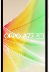 Nomfy Hoesje Geschikt voor OPPO A77 Hoesje Siliconen Cover Case - Hoes Geschikt voor OPPO A77 Hoes Back Case - 2-PACK - Wit