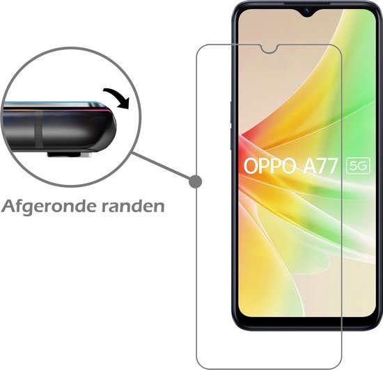 Nomfy Hoesje Geschikt voor OPPO A77 Hoesje Siliconen Cover Case Met 2x Screenprotector - Hoes Geschikt voor OPPO A77 Hoes Back Case - Groen