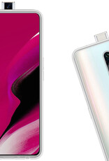 Nomfy Hoesje Geschikt voor OPPO Reno 2Z Hoesje Siliconen Cover Case - Hoes Geschikt voor OPPO Reno 2Z Hoes Back Case - Transparant