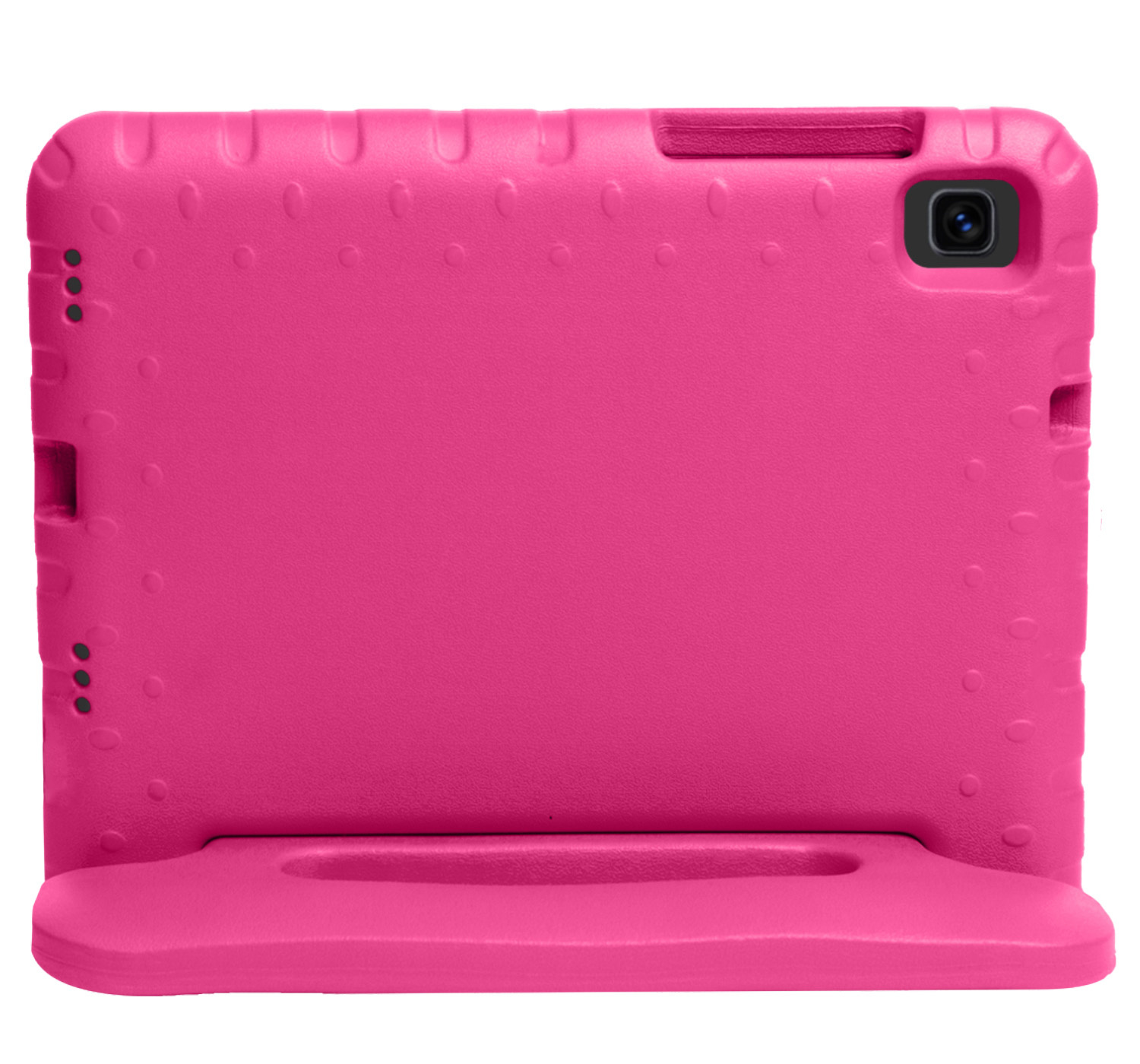 Nomfy Hoes Geschikt voor Samsung Galaxy Tab A7 Lite Hoes Bumper Kindvriendelijk Kids Case Kinderhoes - Hoesje Geschikt voor Samsung Tab A7 Lite Hoesje Shockproof Cover Hoes - Roze