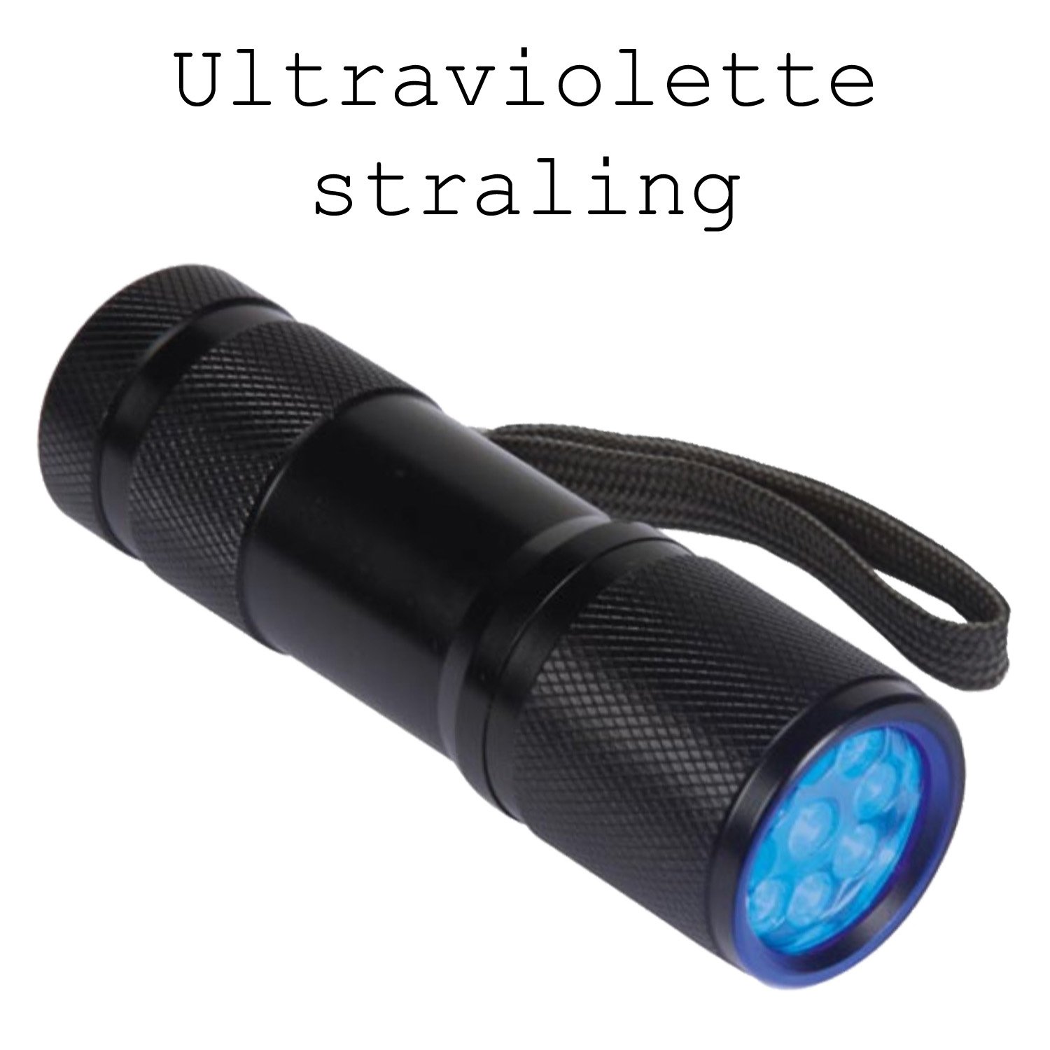 BASEY. UV Zaklamp LED Black Light Mini - Ultra Violet Zaklamp Met LED Verlichting - Blacklight Zaklamp UV LED - Ultra Violet Zaklamp - Zwart