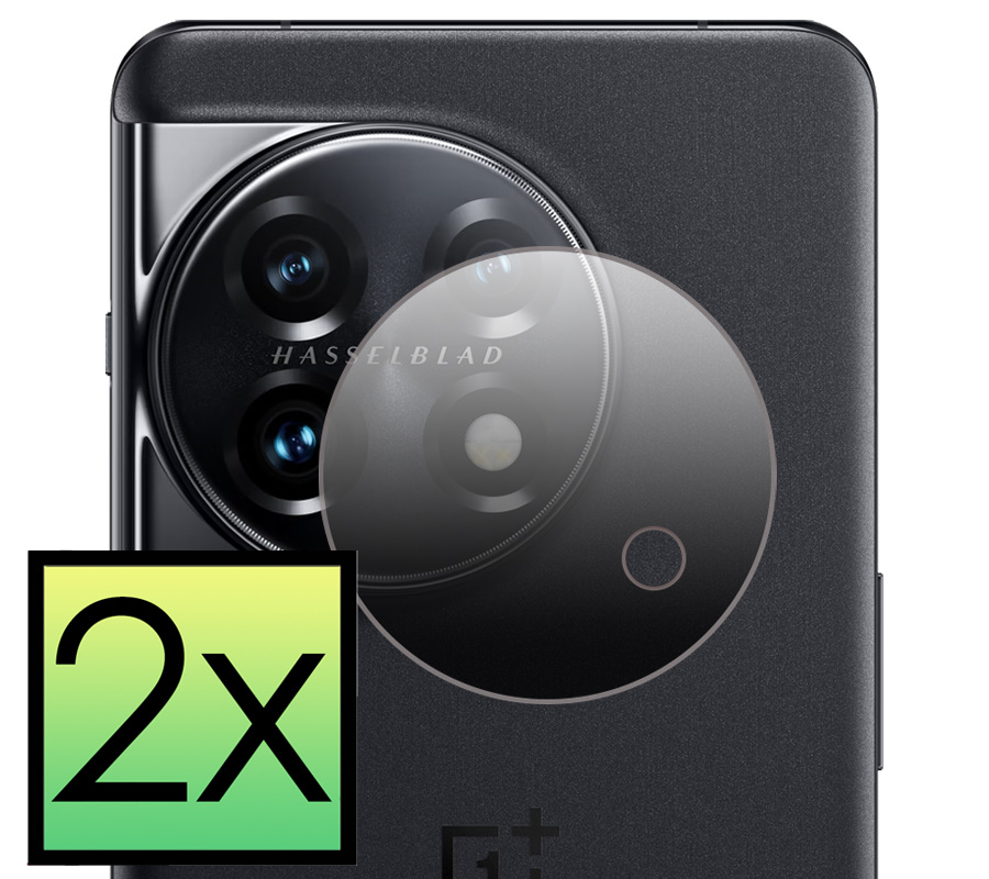 NoXx Screenprotector Geschikt voor OnePlus 11 Camera Screenprotector Gehard Glas - Screenprotector Geschikt voor OnePlus 11 Screenprotector Camera Tempered Glass - 2x