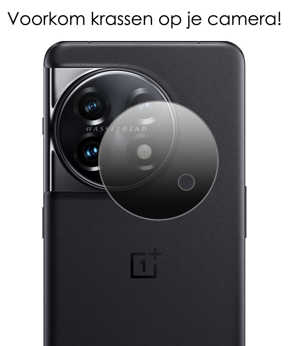 NoXx Screenprotector Geschikt voor OnePlus 11 Camera Screenprotector Gehard Glas - Screenprotector Geschikt voor OnePlus 11 Screenprotector Camera Tempered Glass - 3x