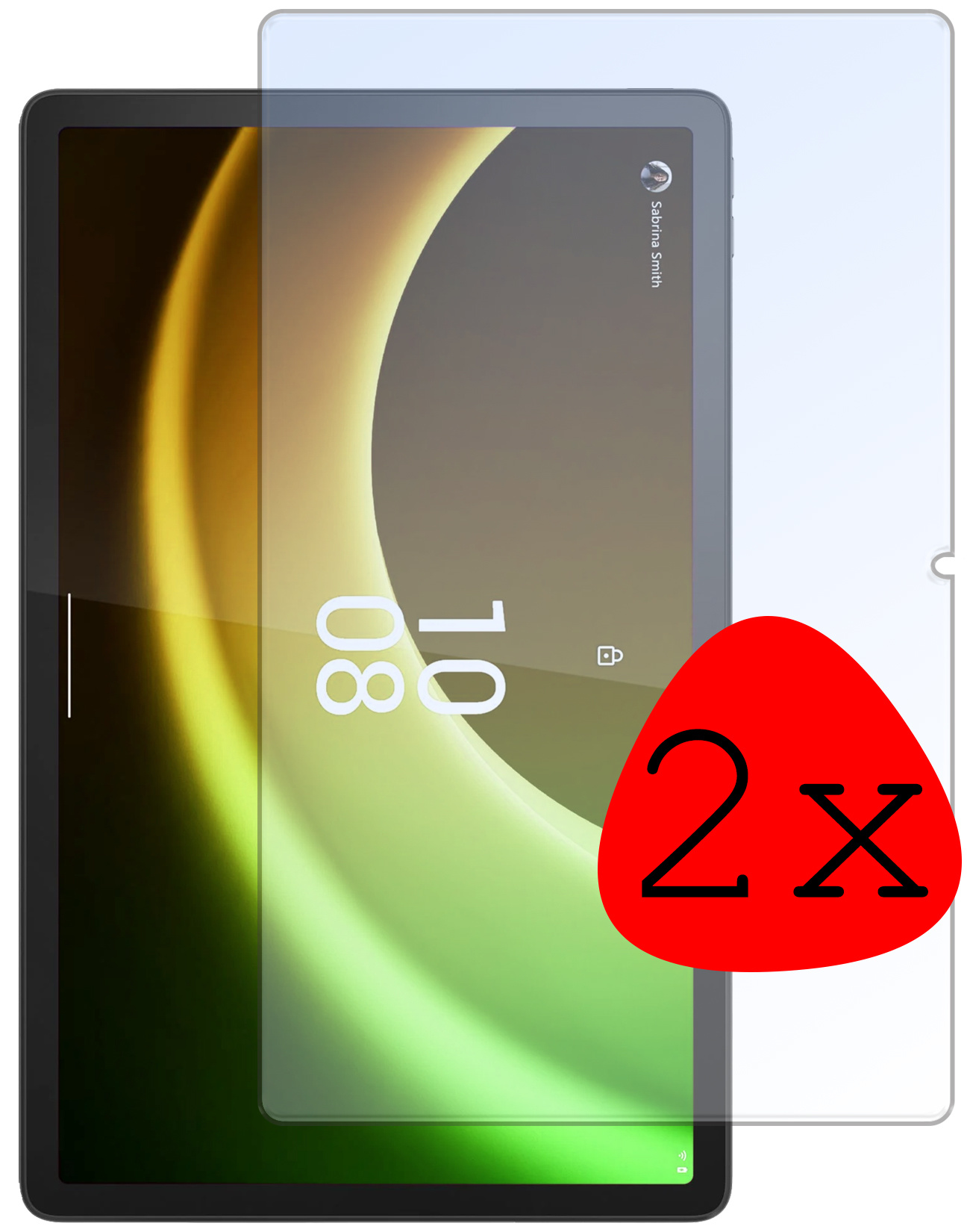 BASEY. Screenprotector Geschikt voor Lenovo Tab P11 (2e Gen) Screenprotector Tempered Glass - Screenprotector Geschikt voor Lenovo Tab P11 (2nd Gen) Screen Protector Beschermglas - 2 Stuks