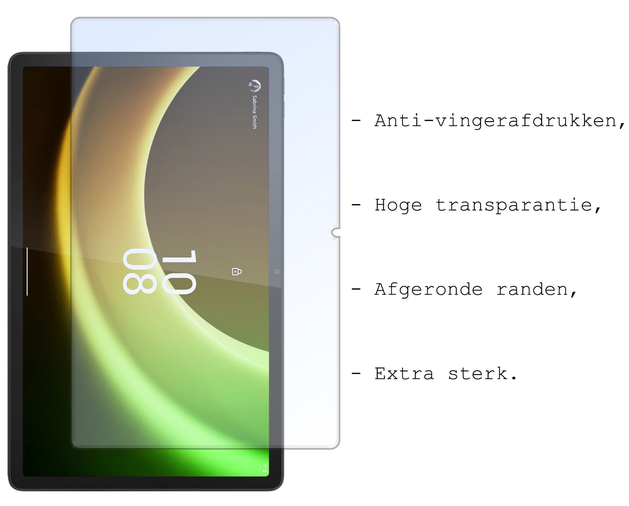 BASEY. Screenprotector Geschikt voor Lenovo Tab P11 (2e Gen) Screenprotector Tempered Glass - Screenprotector Geschikt voor Lenovo Tab P11 (2nd Gen) Screen Protector Beschermglas - 2 Stuks