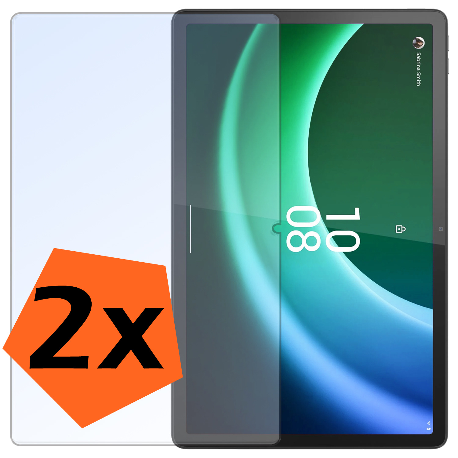 Nomfy Screenprotector Geschikt voor Lenovo Tab P11 (2e Gen) Screenprotector Bescherm Glas - Screen Protector Geschikt voor Lenovo Tab P11 (2nd Gen) Screenprotector Tempered Glass - 2 PACK