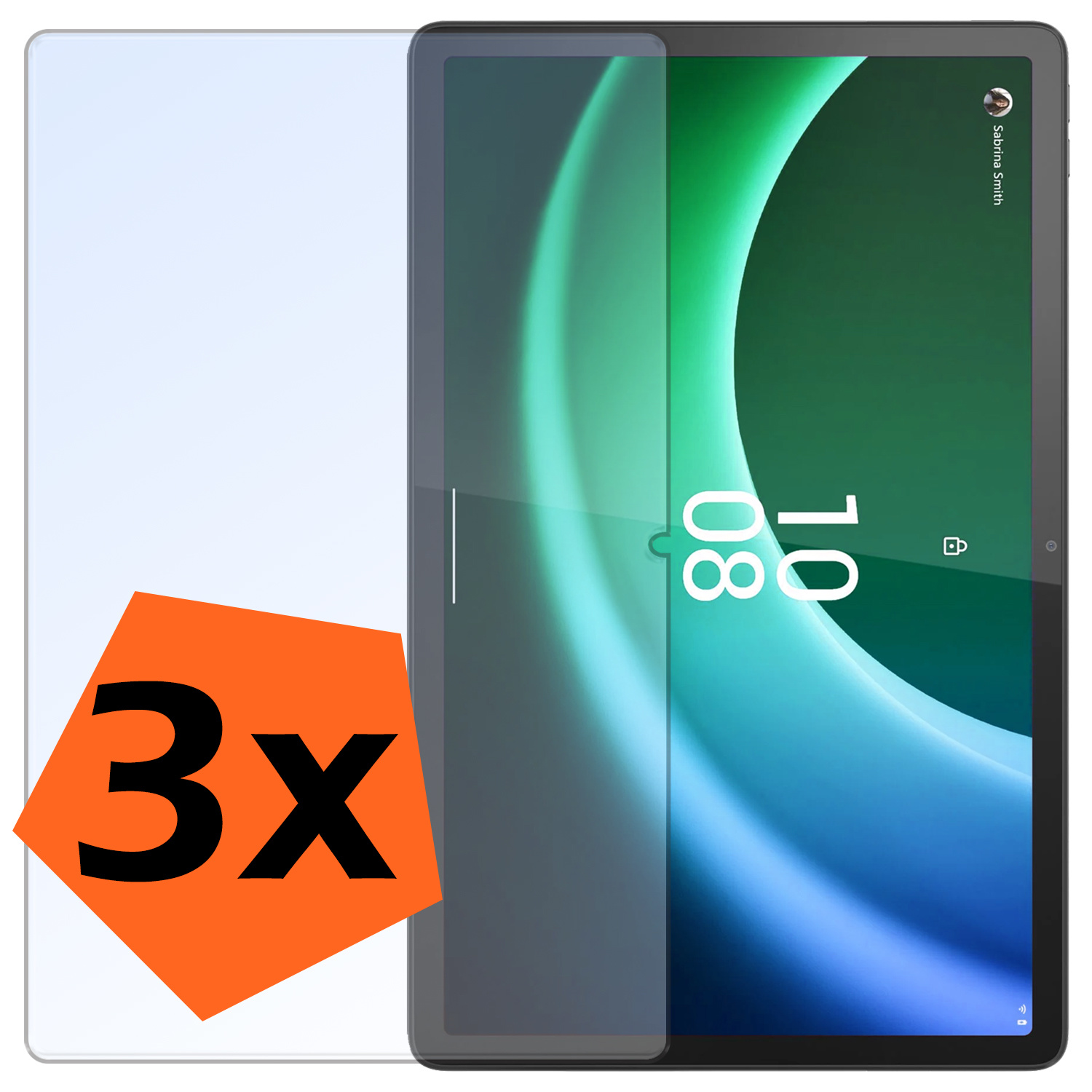 Nomfy Screenprotector Geschikt voor Lenovo Tab P11 (2e Gen) Screenprotector Bescherm Glas - Screen Protector Geschikt voor Lenovo Tab P11 (2nd Gen) Screenprotector Tempered Glass - 3 PACK