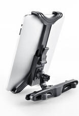 BASEY. Universele Tablet Houder Auto Verstelbaar - Tablethouder Auto 360 Graden - Zwart
