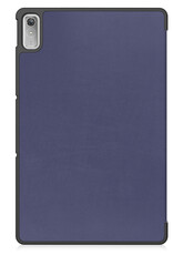 BASEY. Hoesje Geschikt voor Lenovo Tab P11 (2e Gen) Hoes Case Tablet Hoesje Tri-fold - Hoes Geschikt voor Lenovo Tab P11 (2nd Gen) Hoesje Hard Cover Bookcase Hoes - Donkerblauw