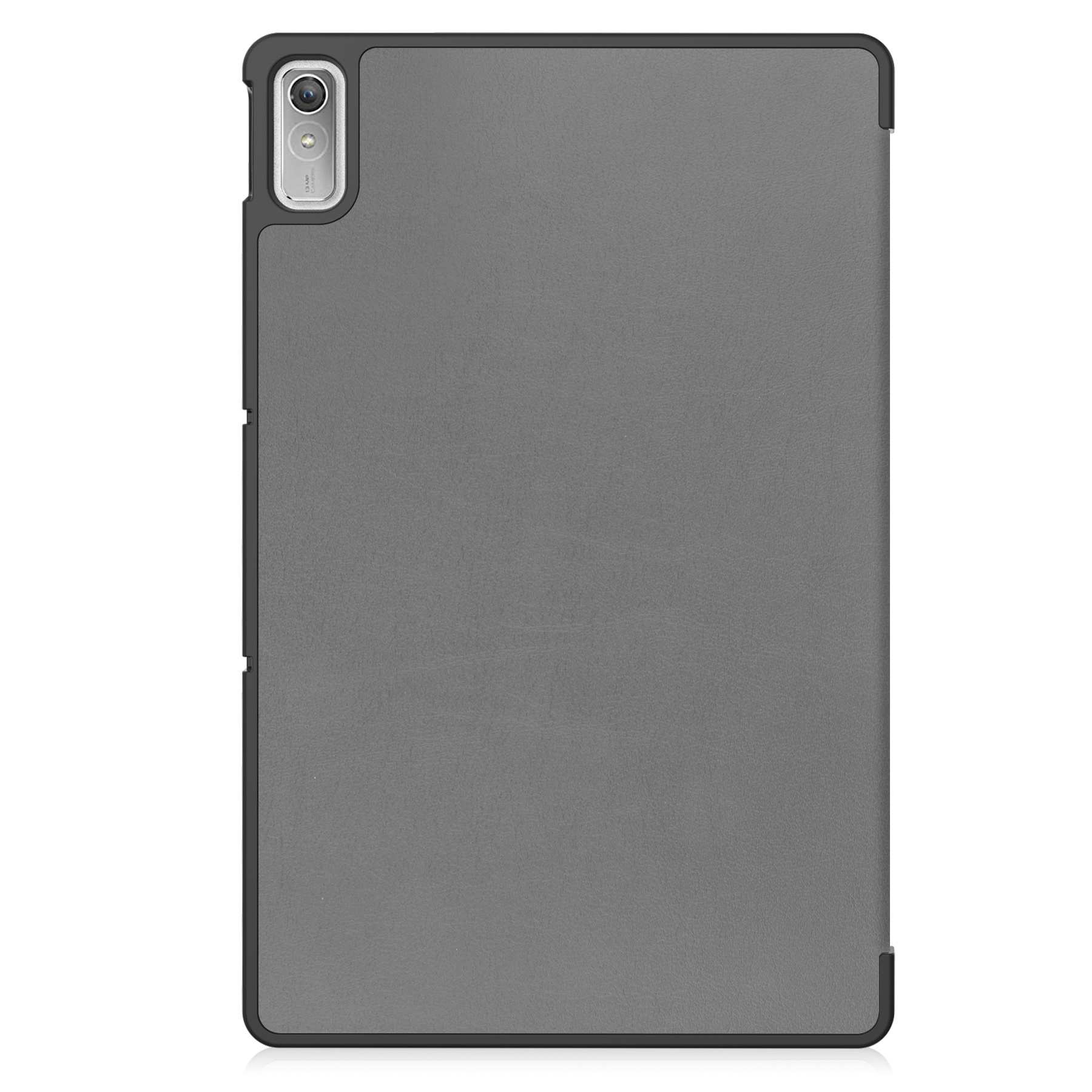 BASEY. Hoesje Geschikt voor Lenovo Tab P11 (2e Gen) Hoes Case Tablet Hoesje Tri-fold - Hoes Geschikt voor Lenovo Tab P11 (2nd Gen) Hoesje Hard Cover Bookcase Hoes - Grijs