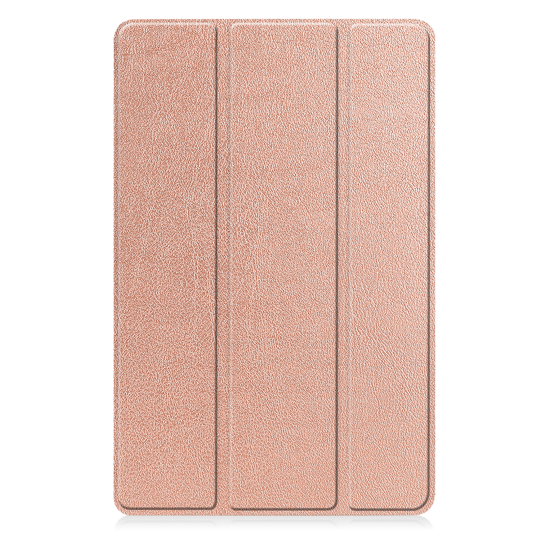 BASEY. Hoesje Geschikt voor Lenovo Tab P11 (2e Gen) Hoes Case Tablet Hoesje Tri-fold - Hoes Geschikt voor Lenovo Tab P11 (2nd Gen) Hoesje Hard Cover Bookcase Hoes - Rosé goud