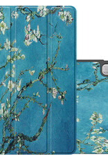 NoXx Hoesje Geschikt voor Lenovo Tab P11 (2e Gen) Hoesje Case Hard Cover Hoes Book Case - Bloesem