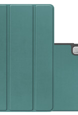 NoXx Hoesje Geschikt voor Lenovo Tab P11 (2e Gen) Hoesje Case Hard Cover Hoes Book Case - Donkergroen