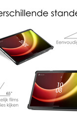 NoXx Hoesje Geschikt voor Lenovo Tab P11 (2e Gen) Hoesje Case Hard Cover Hoes Book Case - Donkergroen