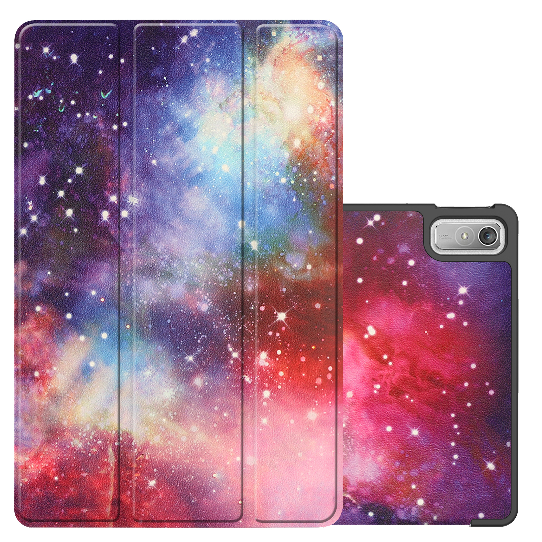 NoXx Hoesje Geschikt voor Lenovo Tab P11 (2e Gen) Hoesje Case Hard Cover Hoes Book Case - Galaxy