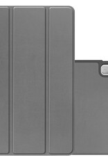 NoXx Hoesje Geschikt voor Lenovo Tab P11 (2e Gen) Hoesje Case Hard Cover Hoes Book Case - Grijs