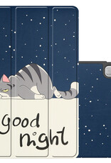 NoXx Hoesje Geschikt voor Lenovo Tab P11 (2e Gen) Hoesje Case Hard Cover Hoes Book Case - Kat