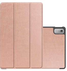 NoXx NoXx Lenovo Tab P11 (2e Gen) Hoes - Rosé Goud