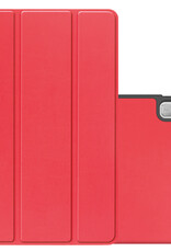 NoXx Hoesje Geschikt voor Lenovo Tab P11 (2e Gen) Hoesje Case Hard Cover Hoes Book Case - Rood