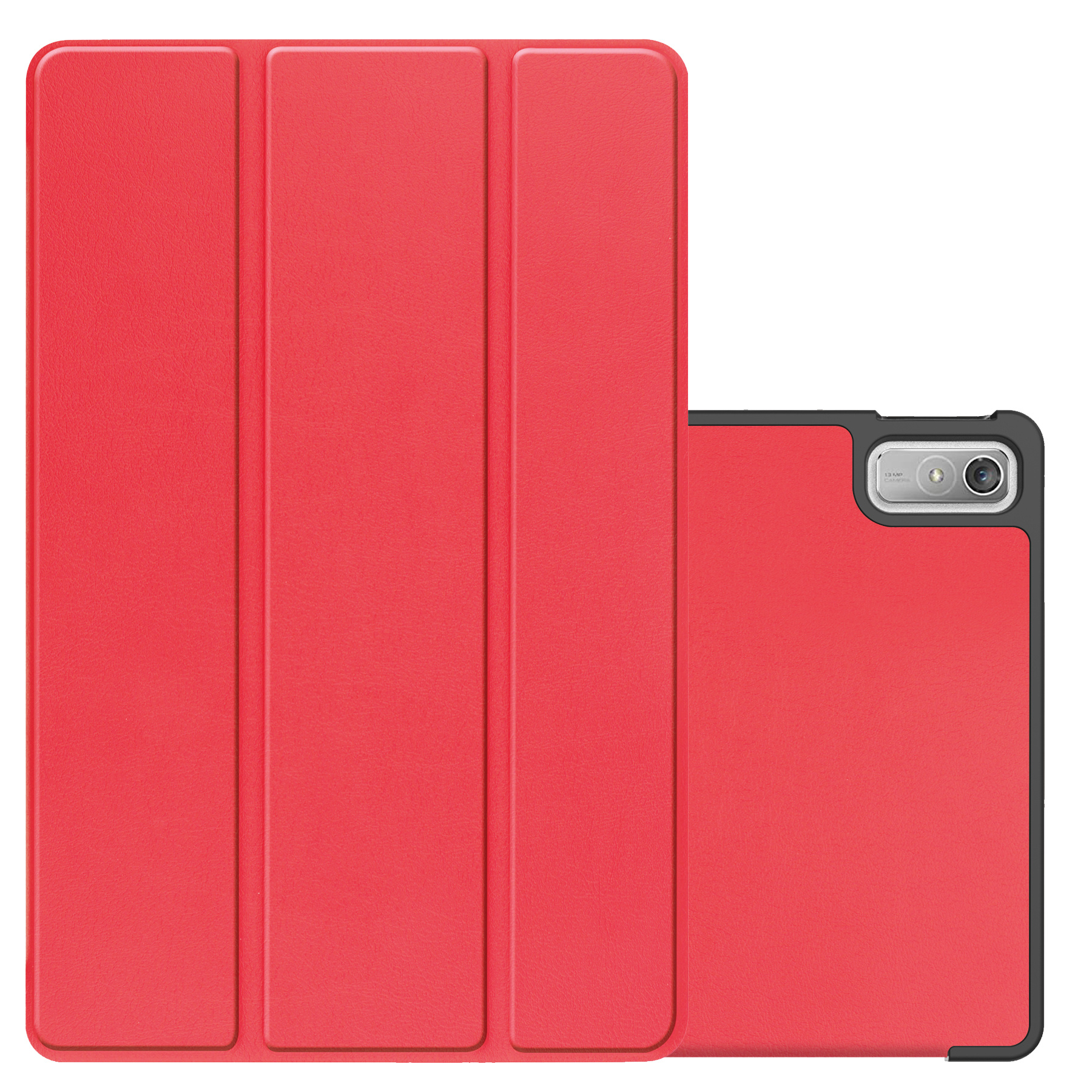 NoXx Hoesje Geschikt voor Lenovo Tab P11 (2e Gen) Hoesje Case Hard Cover Hoes Book Case - Rood