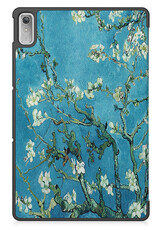 Nomfy Hoes Geschikt voor Lenovo Tab P11 (2e Gen) Hoes Tri-fold Tablet Hoesje Case - Hoesje Geschikt voor Lenovo Tab P11 (2nd Gen) Hoesje Hardcover Bookcase - Bloesem