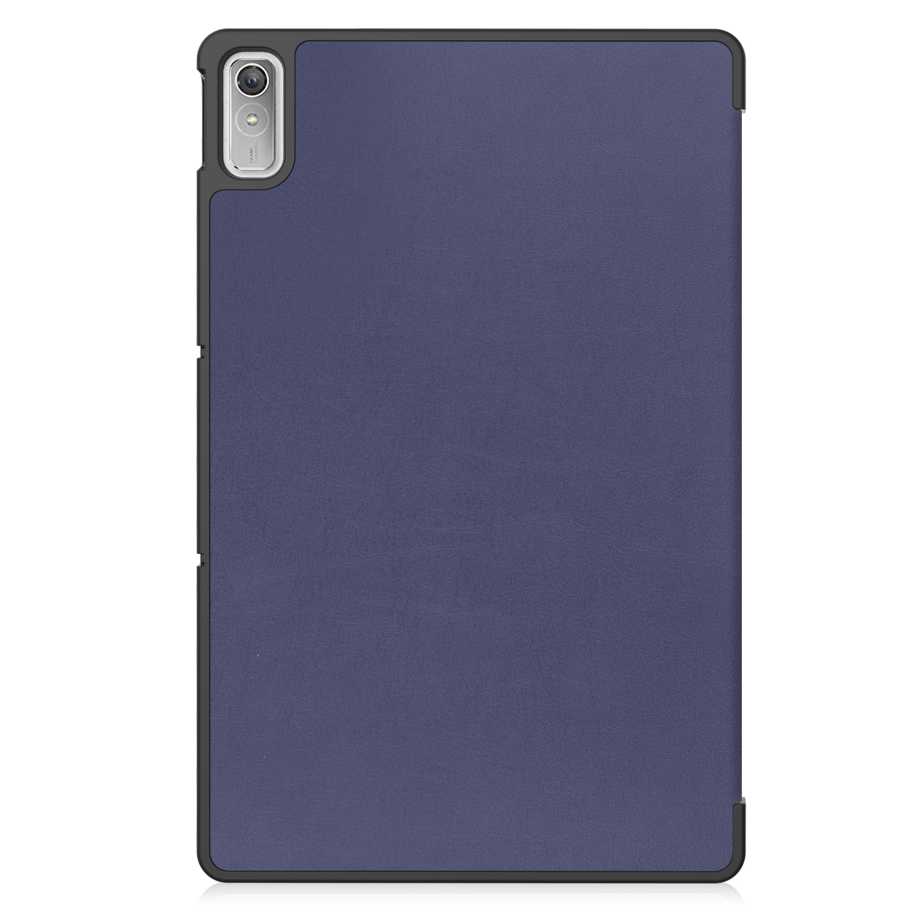 Nomfy Hoes Geschikt voor Lenovo Tab P11 (2e Gen) Hoes Tri-fold Tablet Hoesje Case - Hoesje Geschikt voor Lenovo Tab P11 (2nd Gen) Hoesje Hardcover Bookcase - Donkerblauw