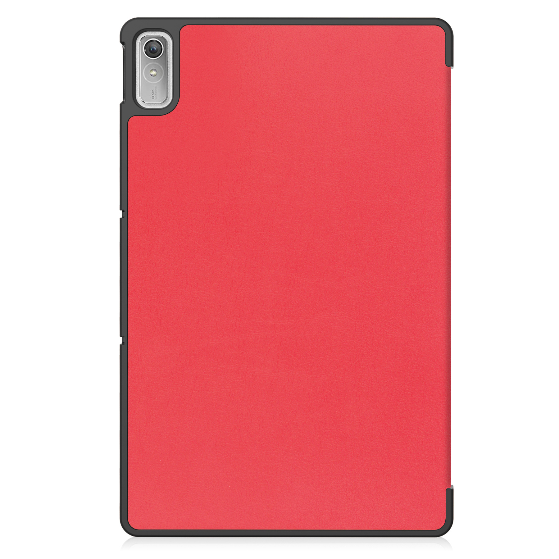 Nomfy Hoes Geschikt voor Lenovo Tab P11 (2e Gen) Hoes Tri-fold Tablet Hoesje Case - Hoesje Geschikt voor Lenovo Tab P11 (2nd Gen) Hoesje Hardcover Bookcase - Rood