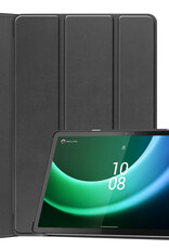 Nomfy Hoes Geschikt voor Lenovo Tab P11 (2e Gen) Hoes Tri-fold Tablet Hoesje Case - Hoesje Geschikt voor Lenovo Tab P11 (2nd Gen) Hoesje Hardcover Bookcase - Zwart