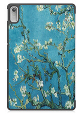 BASEY. Hoesje Geschikt voor Lenovo Tab P11 (2e Gen) Hoes Case Tablet Hoesje Tri-fold Met Screenprotector - Hoes Geschikt voor Lenovo Tab P11 (2nd Gen) Hoesje Hard Cover Bookcase Hoes - Bloesem
