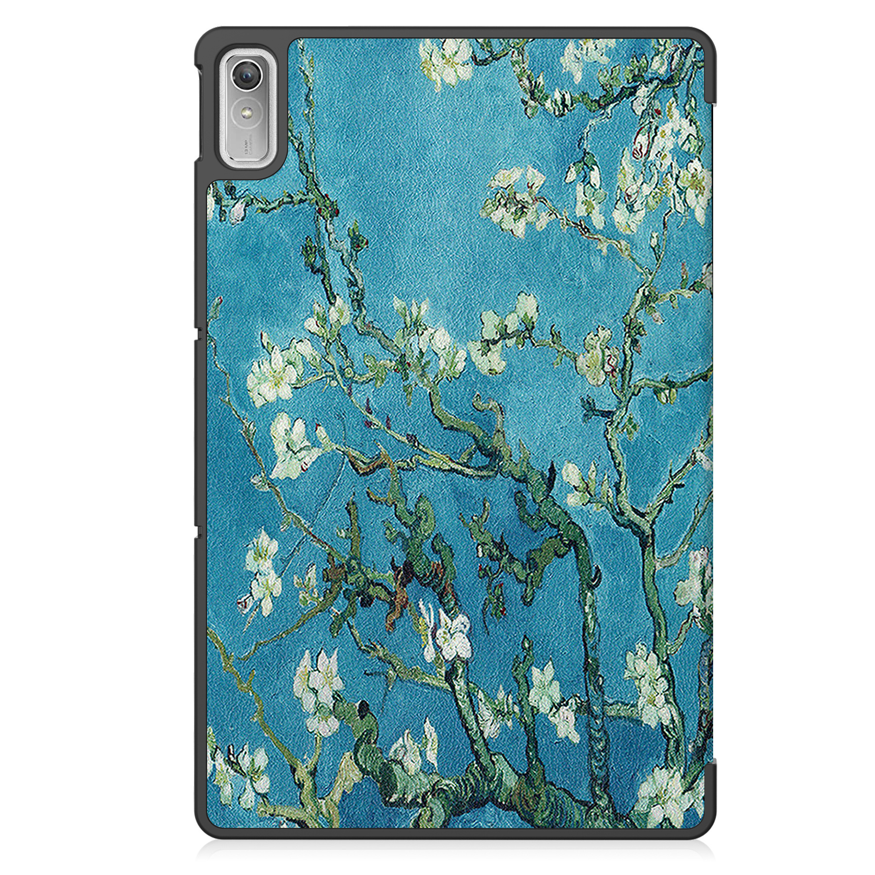 BASEY. Hoesje Geschikt voor Lenovo Tab P11 (2e Gen) Hoes Case Tablet Hoesje Tri-fold Met Screenprotector - Hoes Geschikt voor Lenovo Tab P11 (2nd Gen) Hoesje Hard Cover Bookcase Hoes - Bloesem