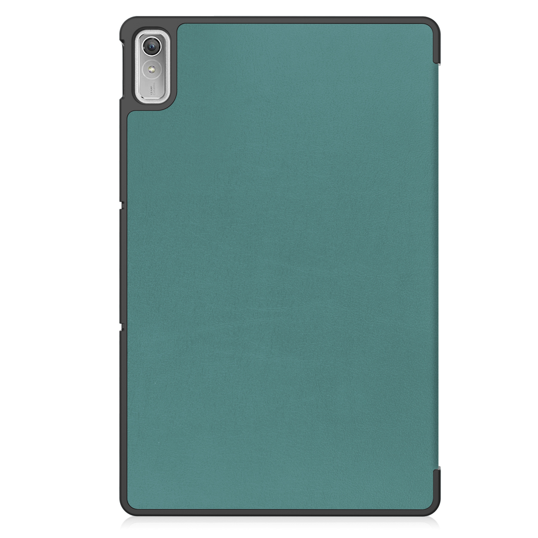 BASEY. Hoesje Geschikt voor Lenovo Tab P11 (2e Gen) Hoes Case Tablet Hoesje Tri-fold Met Screenprotector - Hoes Geschikt voor Lenovo Tab P11 (2nd Gen) Hoesje Hard Cover Bookcase Hoes - Donkergroen