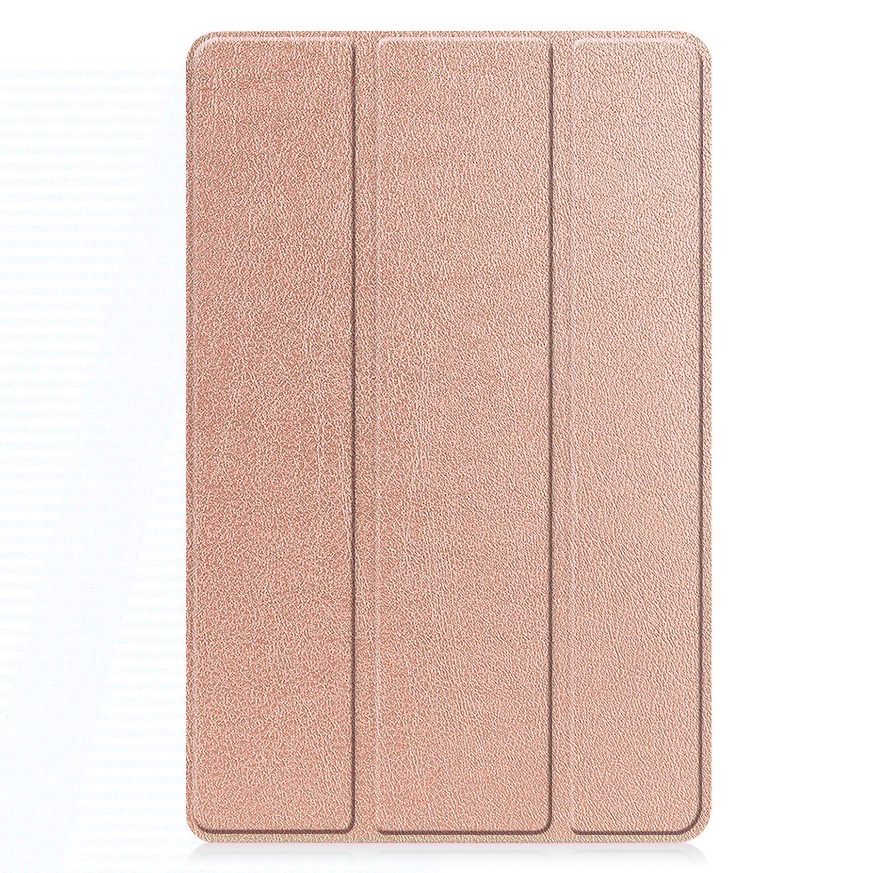 BASEY. Hoesje Geschikt voor Lenovo Tab P11 (2e Gen) Hoes Case Tablet Hoesje Tri-fold Met Screenprotector - Hoes Geschikt voor Lenovo Tab P11 (2nd Gen) Hoesje Hard Cover Bookcase Hoes - Rosé goud
