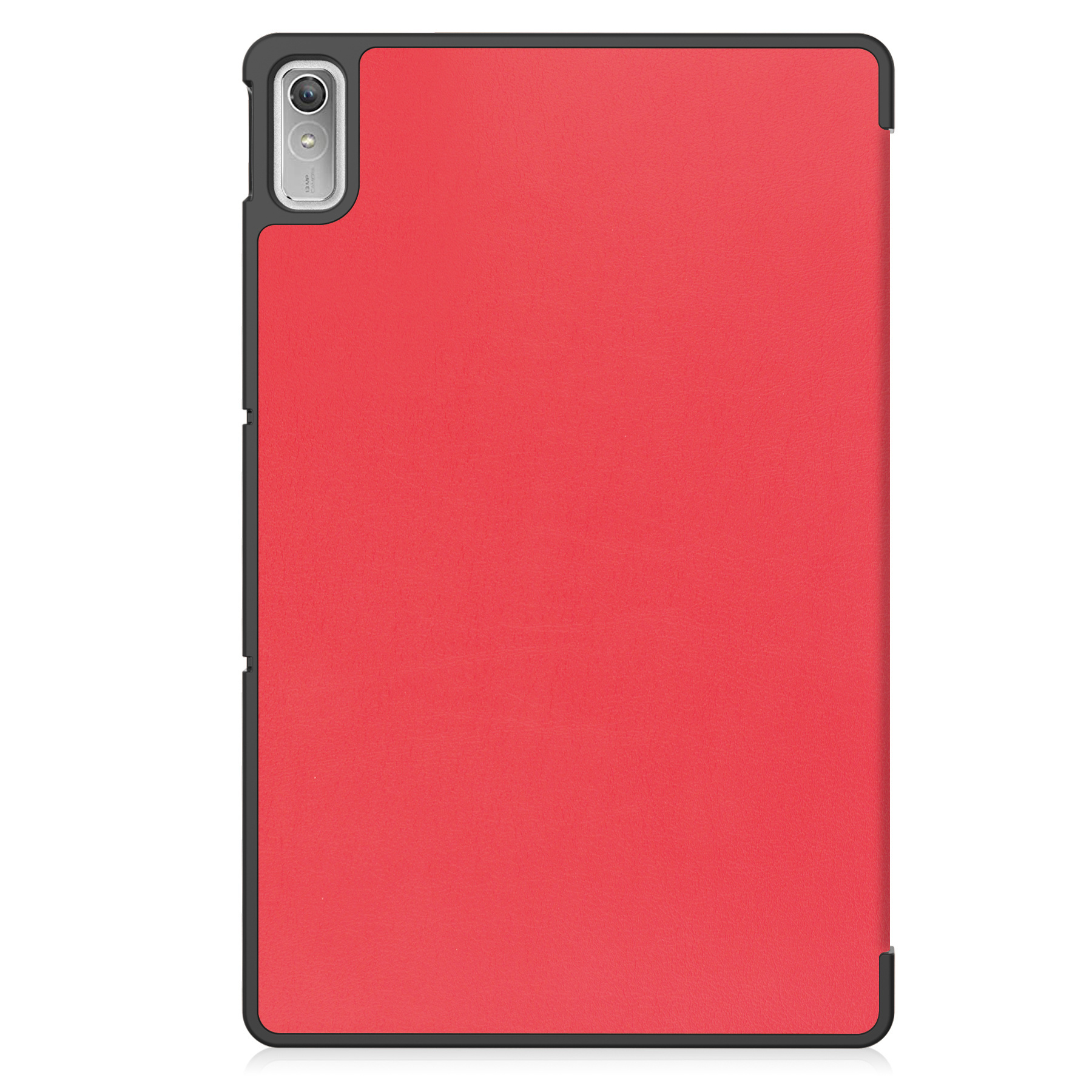 BASEY. Hoesje Geschikt voor Lenovo Tab P11 (2e Gen) Hoes Case Tablet Hoesje Tri-fold Met Screenprotector - Hoes Geschikt voor Lenovo Tab P11 (2nd Gen) Hoesje Hard Cover Bookcase Hoes - Rood