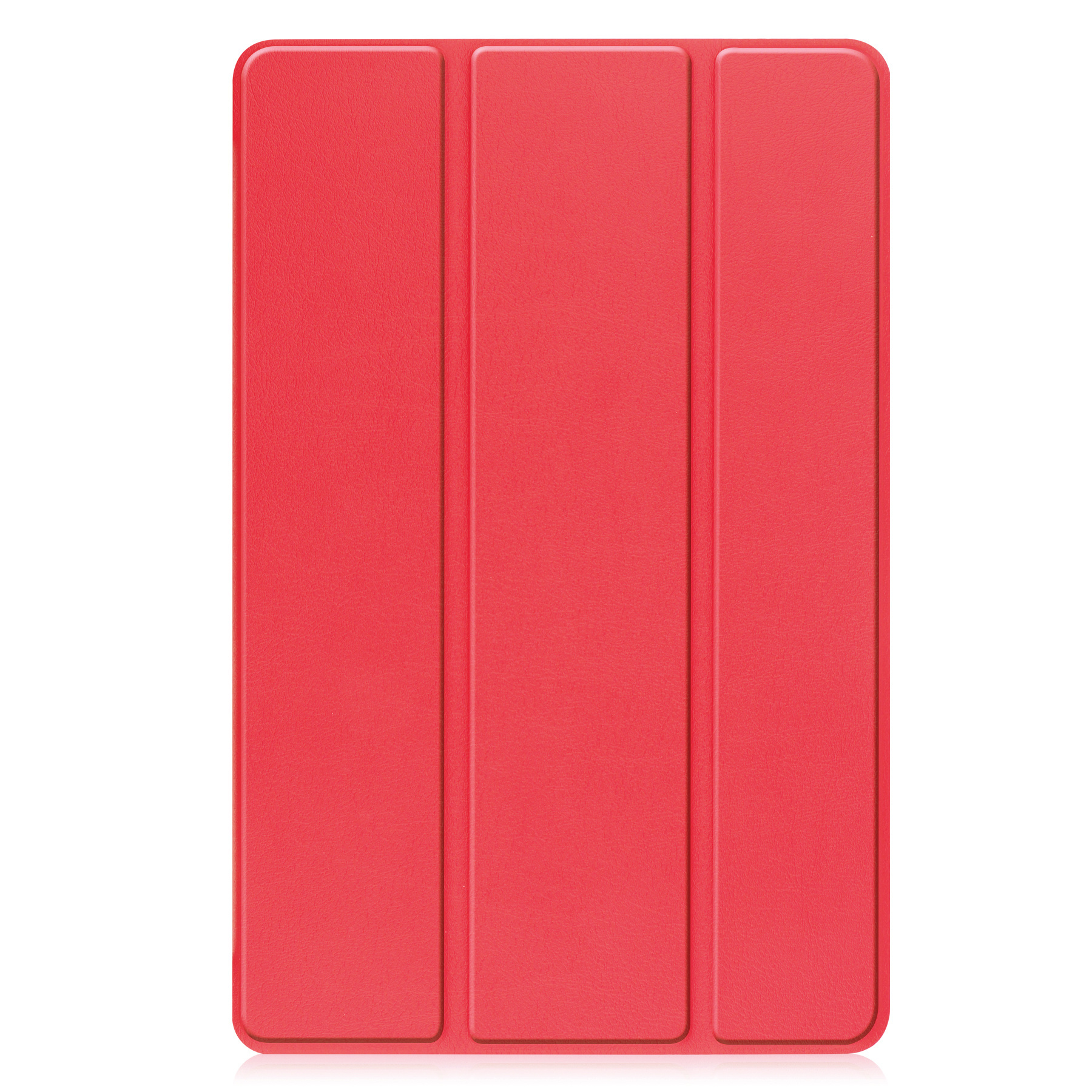 BASEY. Hoesje Geschikt voor Lenovo Tab P11 (2e Gen) Hoes Case Tablet Hoesje Tri-fold Met Screenprotector - Hoes Geschikt voor Lenovo Tab P11 (2nd Gen) Hoesje Hard Cover Bookcase Hoes - Rood