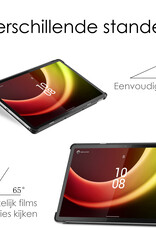 NoXx Hoesje Geschikt voor Lenovo Tab P11 (2e Gen) Hoesje Case Hard Cover Hoes Book Case Met Screenprotector - Eenhoorn