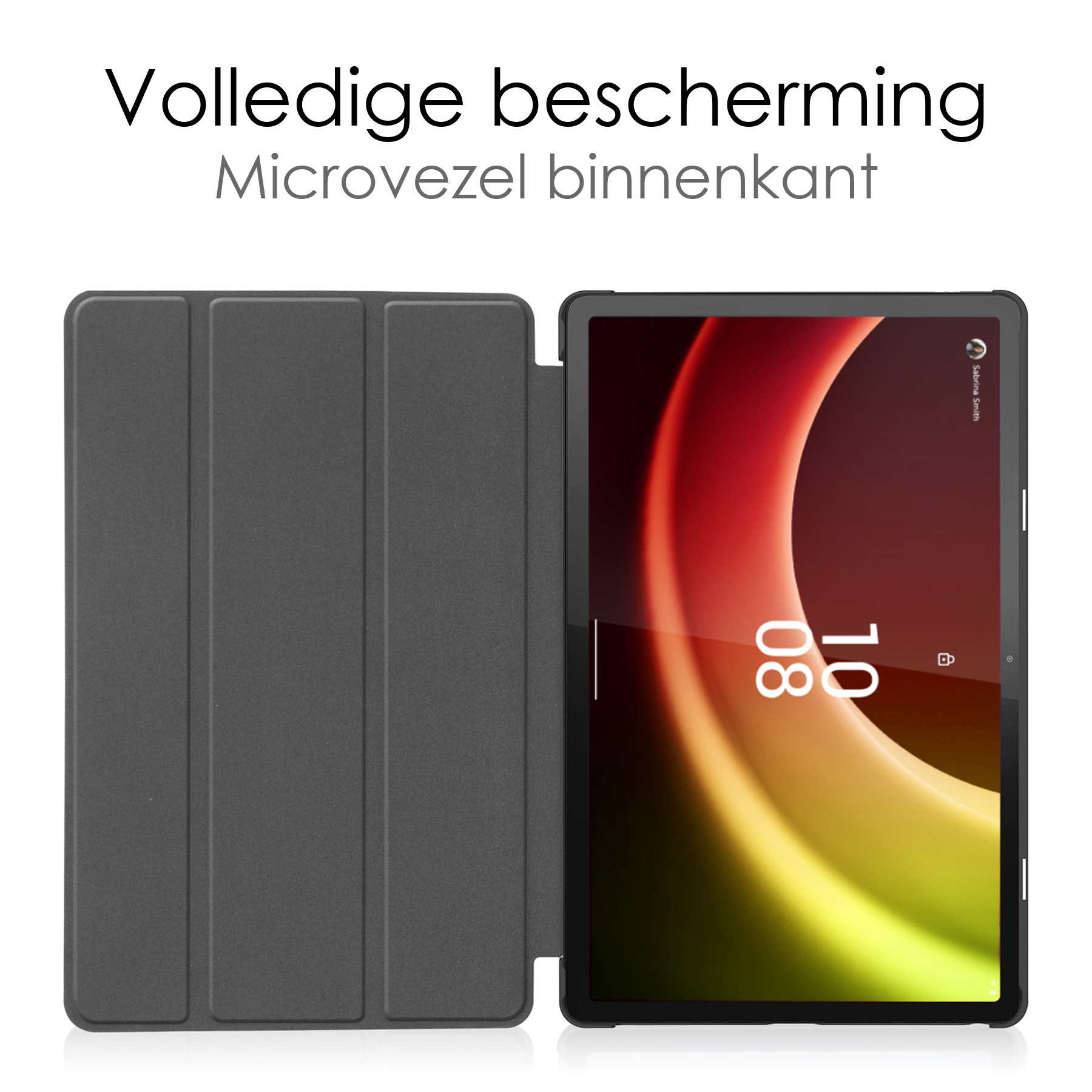 NoXx Hoesje Geschikt voor Lenovo Tab P11 (2e Gen) Hoesje Case Hard Cover Hoes Book Case Met Screenprotector - Eenhoorn
